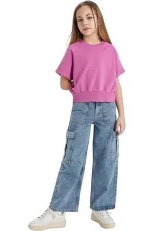DeFacto Mädchen Sporthose - Bequeme Jogginghose und Trainingshose für aktive Kinder - Sporthosen für Mädchen