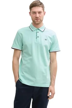 TOM TAILOR T-Shirt mit Muster, White Multi Leaf Design, XXL