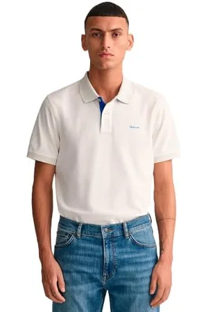 GANT Herren Reg Contrast Pique Rugger Polohemd, , L EU