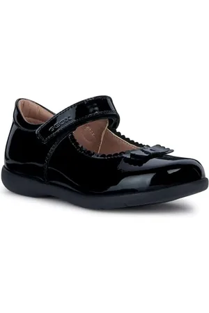 Geox J NAIMARA Girl A Ballet Flat, Black, 35 EU