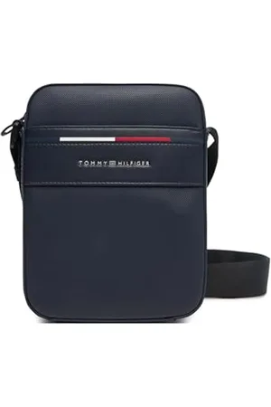 Tommy Hilfiger Herren Crossbody Bag Tasche Foundation Mini Reporter mit Logo, Blau (Space Blue), Einheitsgröße