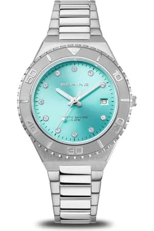 Bering Damen Analog Quarz Uhr mit Edelstahl Armband 18936-707