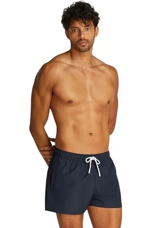 Calvin Klein Herren Badehose Short Drawstring mit Tunnelzug, Blau (Dark Sapphire), M