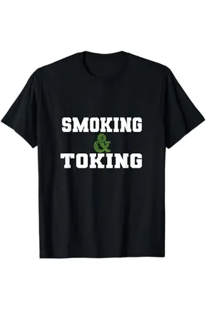Iron Kor Smoking and Toking Retro Chill Nature Green Vibes Leaf T-Shirt