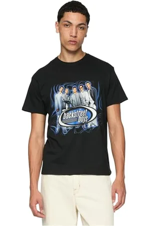 Merchcode Herren Mc776-backstreet Boys Throwback Oval Tee T-Shirt, , XXL EU