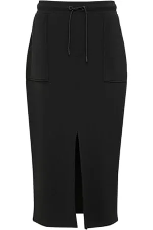 QS by s.Oliver Bleistiftrock aus Scuba mit Schlitz und aufgesetzten Taschen 42