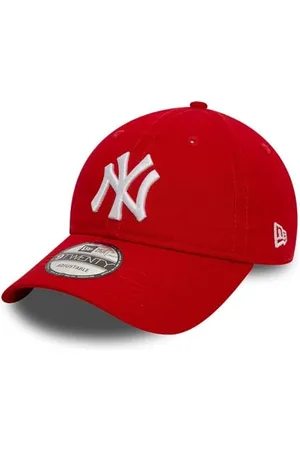 New Era New York Yankees MLB League Essential Rot Verstellbare 9Twenty Cap - One-Size