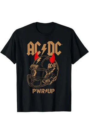 AC/DC Are You Ready PWR UP Fußballhelm 2025 Tour T-Shirt