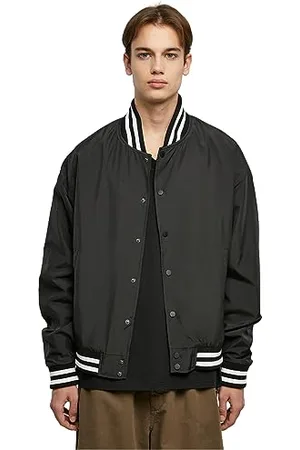 Urban classics Herren TB6289-Light College Jacket Jacke, Black, S