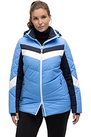 Ulla Popken Damen Funktionsskijacke Retro, wasserabweisend Jacke, , 50-52