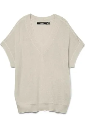 VERO MODA Damen Vmnewlexsun Shine Ss V-Neck Vest, , M