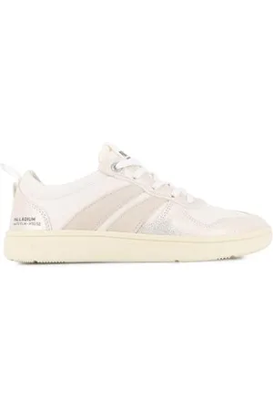 Palladium Unisex Pallacup Ankle Boot, Cream/GOLDEN PINK, 47 EU