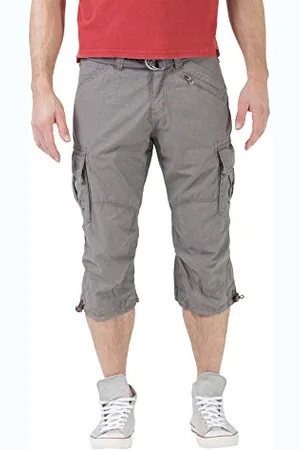 Timezone Herren Loose Miles 3/4 Cargo Incl. Belt Shorts, , W31