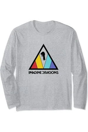 Imagine Dragons Triangle logo Long Sleeve Shirt, Grey