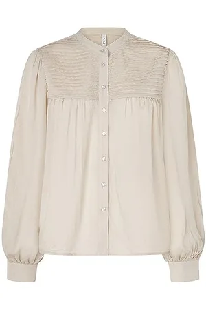 Pepe Jeans Damen Karol Blouse, Brown (Sand), XL