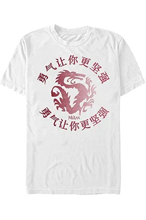 Disney Unisex Mulan Mulan Courage Organic Short Sleeve T-shirt, , XL