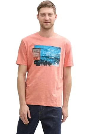 TOM TAILOR Langarmshirt mit Kapuze, Sky Captain Blue, XXXL