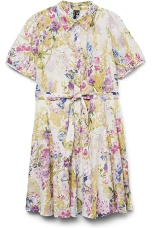 VERO MODA Damen Vmdicthe 2/4 Short Volume Dress WVN Ga, , XL