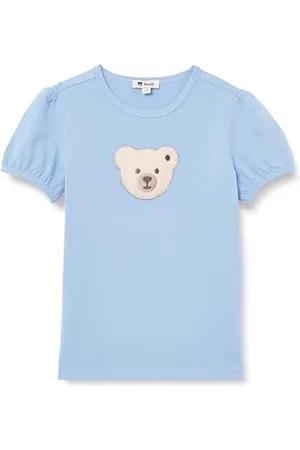 Steiff T-Shirt Kurzarm EU Größe 110 , Kurzarm Shirt, Sommer Shirt für Kinder, Babyoberteil, ideales Basic Shirt, bequem und weich, waschmaschinenfest