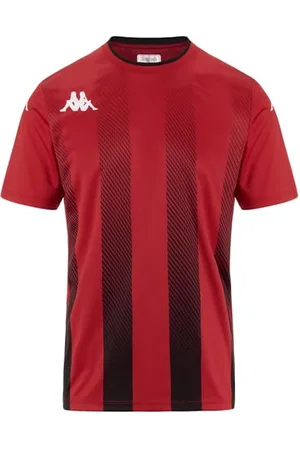 Kappa Herren bugo Tshirt, rot/schwarz, XXXL