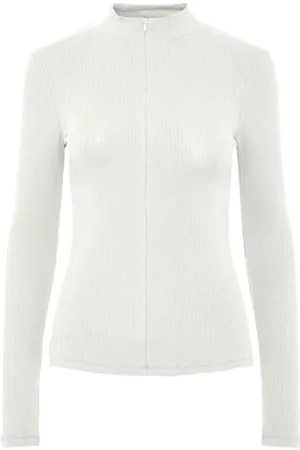 Pieces® PCKITTE Zip LS T-Neck TOP NOOS BC