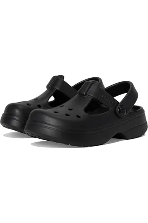 Crocs Unisex Kinder Classic Mary Jane Clog T Clog, Black, 24/25 EU