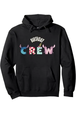 Disney Lilo & Stitch "Birthday Crew" Matching Birthday Party Pullover Hoodie