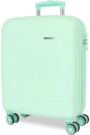 MOVOM Galaxy Kabinenkoffer, blau, 40 x 55 x 20 cm, starr, ABS, seitlicher Kombinationsverschluss, 37 l, 3,08 kg, 4 Doppelräder, Gepäck, Hand, , 40x55x20 cms, Ausziehbarer Koffer