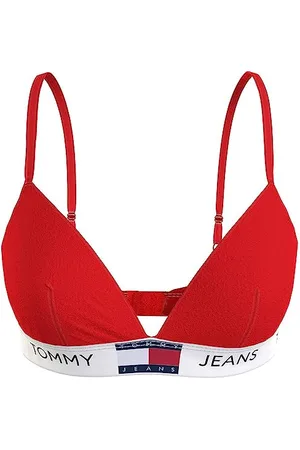 Tommy Hilfiger Tommy Jeans Damen Triangel BH Padded Stretch, , XXL