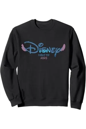 Disney Stitch Logo "Family Trip 2025" Matching Vacation Sweatshirt