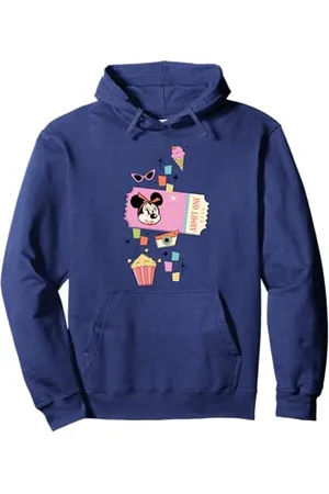 Disney Minnie Mouse land Celebration Retro Park Ticket Pullover Hoodie