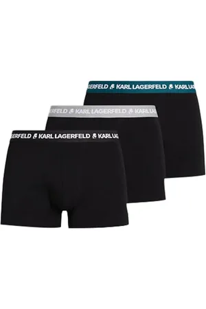 Karl Lagerfeld Logo Trunk Colorband (3 Pack), Grey, Men, Underwear