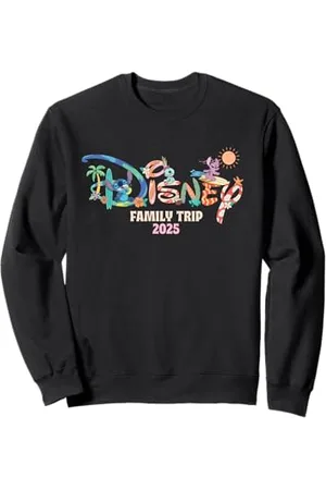 Disney Stitch & Friends "Family Trip 2025" Matching Vacation Sweatshirt
