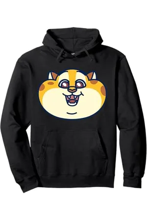 Disney Zootopia Clawhauser Cute Kawaii Big Face Costume Pullover Hoodie