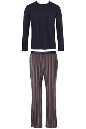 Emporio Armani Herren Pattern Mix Long Pajamas Pyjama-Set, , L