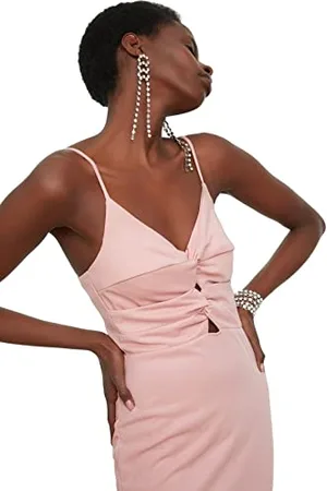 Trendyol Damen Mini Standard Slim Dress Kleid, , 38
