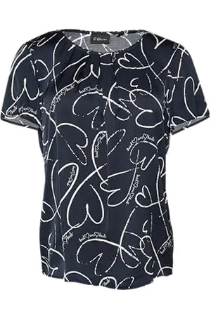 QS by s.Oliver S.Oliver Schwarz Label Bluse