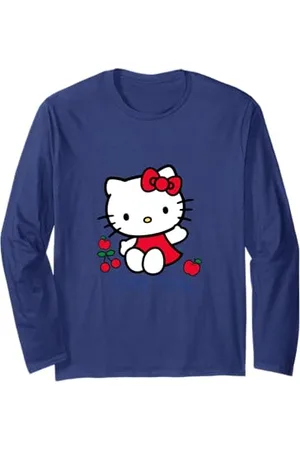 Sanrio Hello Kitty Character Cherry Classic Langarmshirt