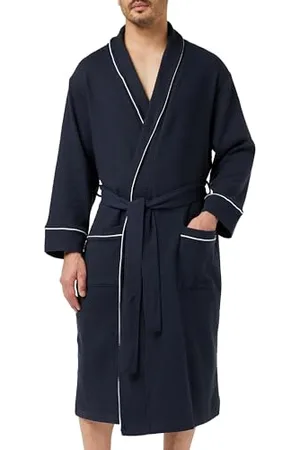 Amazon Herren Leichter Waffelpiqué-Bademantel (erhältlich in Big & Tall), , M-L