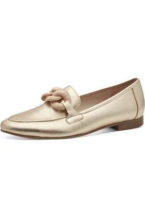 Marco Tozzi Damen Slipper aus Leder Elegant, , 37 EU