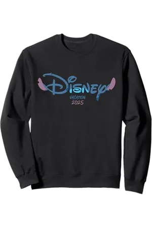 Disney Vacation 2025 Stitch Logo Group Matching Family Trip Sweatshirt