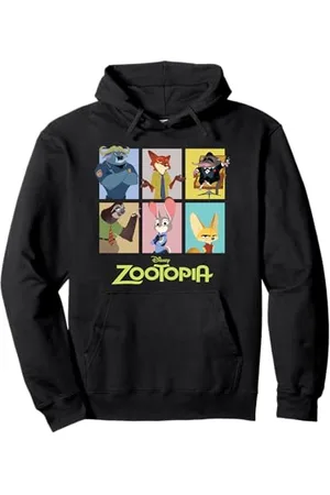 Disney Zootopia Characters Grid Pullover Hoodie