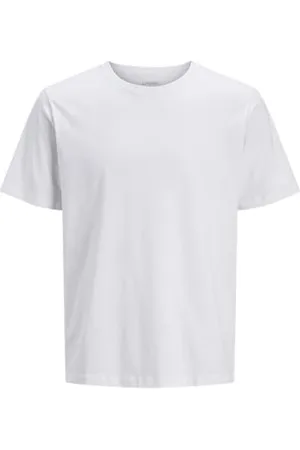 JJ Herren Jrebbasic Tee Ss O-Neck, White, S