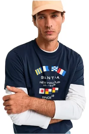 GANT Herren Graphic SS T-Shirt, , 3XL