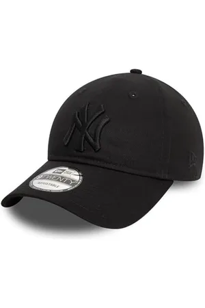 New Era New York Yankees MLB League Essential Tonal Schwarz Verstellbare 9Twenty Cap - One-Size