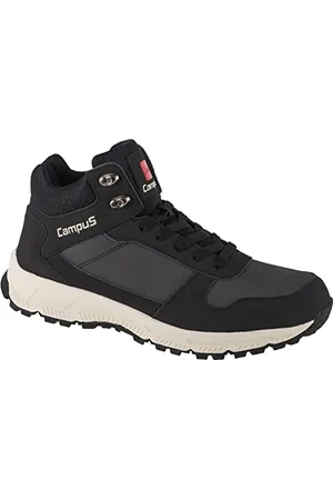 Campus Herren Trekking Shoes,Winter Boots, Black, 44 EU