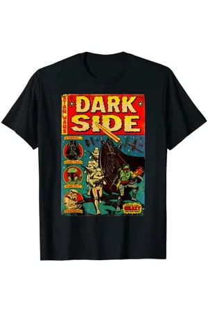 STAR WARS Vader Dark Side Retro Comic Cover Graphic T-Shirt T-Shirt