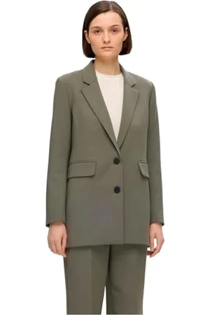SELECTED Damen SLFRITA LS Relaxed Mel NOOS Blazer, Kalamata/Detail:Melange, 42