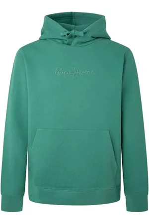 Pepe Jeans Herren Joe Hoodie Kapuzenpullover, Grün (Jungle Green), L