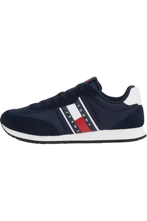 Tommy Hilfiger Herren Runner Sneaker Sportschuhe, Blau (Dark Night Navy), 44